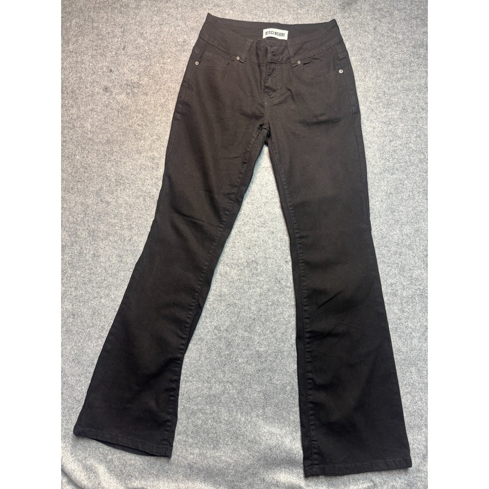 Disclosure Bootcut Jeans Women 7/28 Black Denim High Waist Classic Everyday Wear